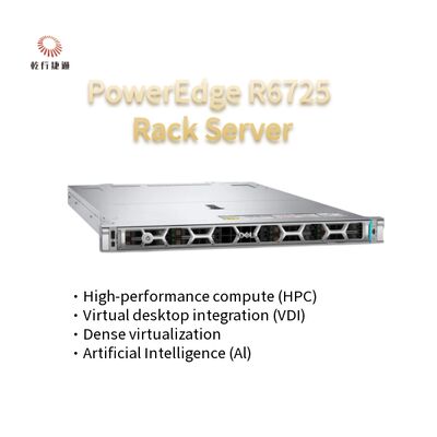 Serveur rack 1U High-Tech PowerEdge R6725 avec processeur AMD EPYC série 9005