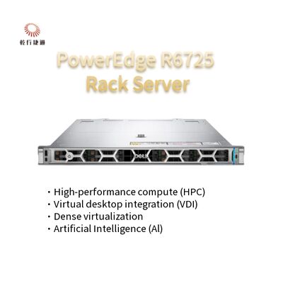 Serveur rack 1U High-Tech PowerEdge R6725 avec processeur AMD EPYC série 9005
