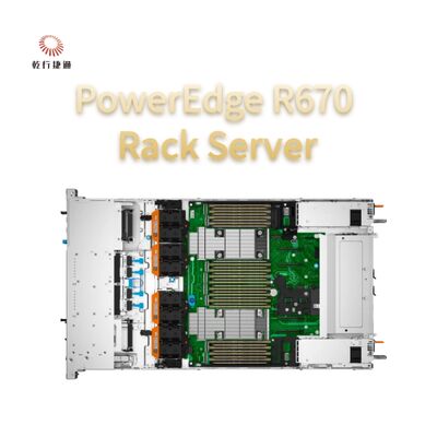 PowerEdge R670 1u Rack Serveur Prix d'usine Intel Xeon 6 processeurs