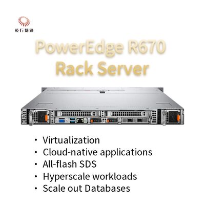 PowerEdge R670 1u Rack Serveur Prix d'usine Intel Xeon 6 processeurs