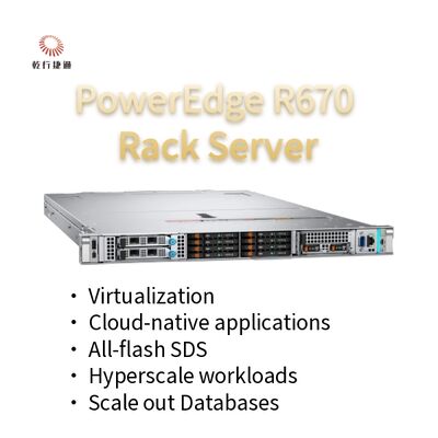 PowerEdge R670 1u Rack Serveur Prix d'usine Intel Xeon 6 processeurs