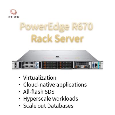 PowerEdge R670 1u Rack Serveur Prix d'usine Intel Xeon 6 processeurs