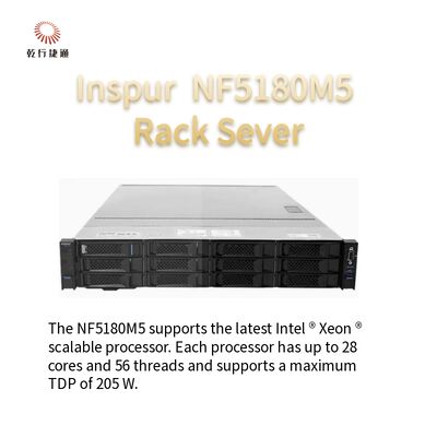 Inspur NF5180M5 une densité sans couture de calcul de serveur de stockage en rayons 1U
