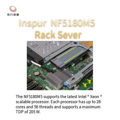Inspur NF5180M5 une densité sans couture de calcul de serveur de stockage en rayons 1U
