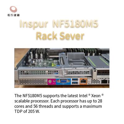 Inspur NF5180M5 une densité sans couture de calcul de serveur de stockage en rayons 1U