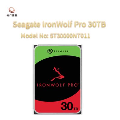 Seagate IronWolf Pro 30 To Modèle : ST30000NT011