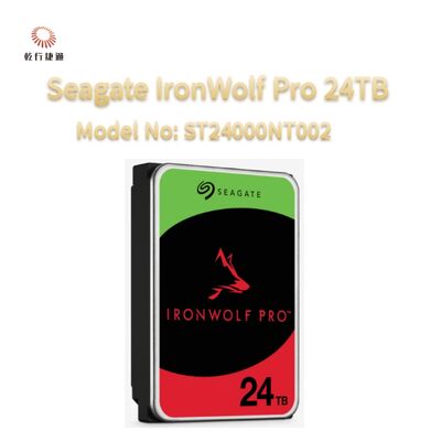 Seagate IronWolf Pro 24TB Modèle n°: ST24000NT002