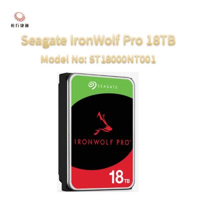 Seagate IronWolf Pro 18TB numéro de modèle: ST18000NT001