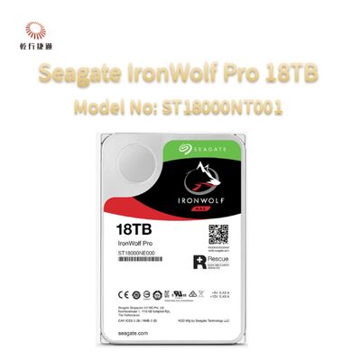 Seagate IronWolf Pro 18TB numéro de modèle: ST18000NT001