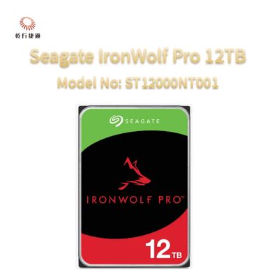 Seagate IronWolf Pro 12 To Modèle : ST12000NT001