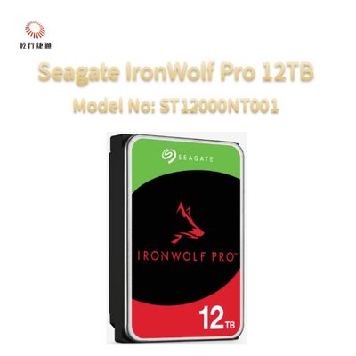 Seagate IronWolf Pro 12 To Modèle : ST12000NT001