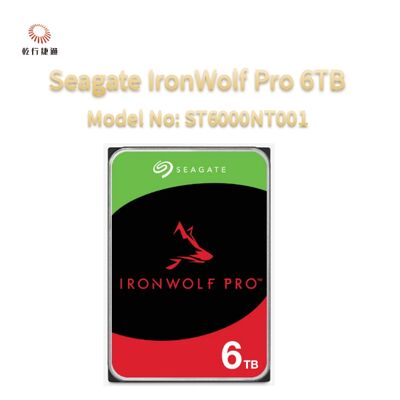 Seagate Ironwolf Pro 6TB numéro de modèle: ST6000NT001