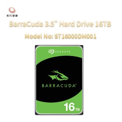 Seagate BarraCuda 3,5" Disque dur 16TB Modèle n°: ST16000DM001