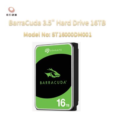 Seagate BarraCuda 3,5" Disque dur 16TB Modèle n°: ST16000DM001