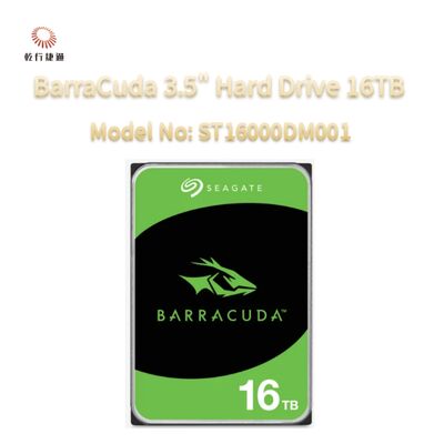 Seagate BarraCuda 3,5" Disque dur 16TB Modèle n°: ST16000DM001