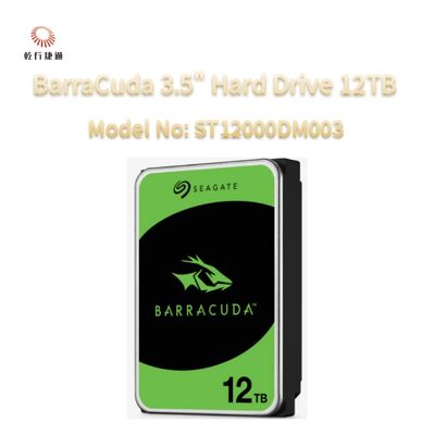 Disque dur Seagate BarraCuda 3,5" 12 To Modèle : ST12000DM003