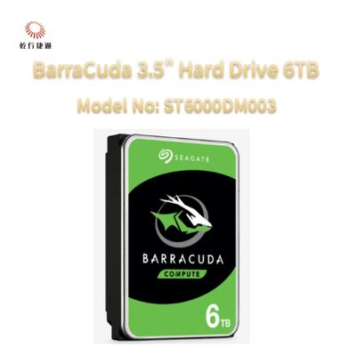 Disque dur Seagate BarraCuda 3,5" 6 To Modèle : ST6000DM003