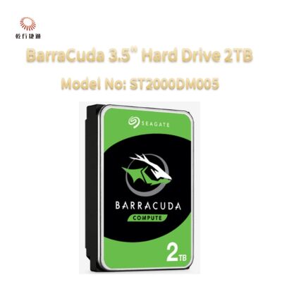 Seagate BarraCuda 3,5 pouces Disque dur de 2 To Numéro de modèle: ST2000DM008