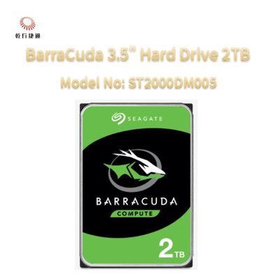 Seagate BarraCuda 3,5 pouces Disque dur de 2 To Numéro de modèle: ST2000DM008