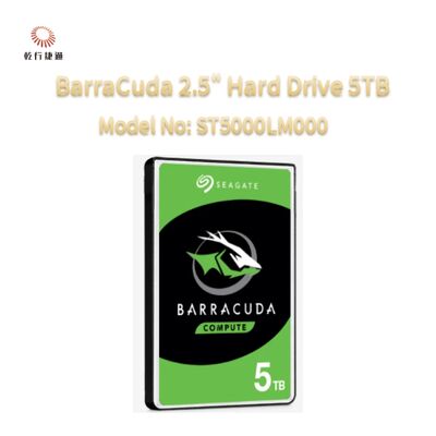 Seagate BarraCuda 2.5" Hard Drive 5TB Model No: ST5000LM000