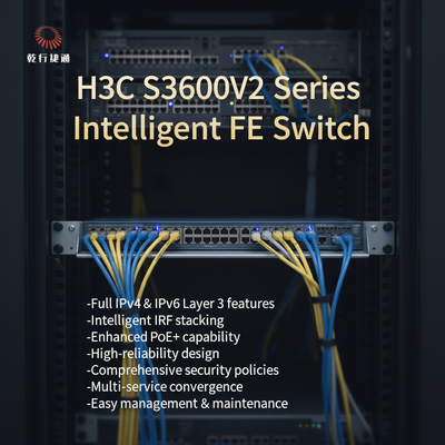 La série H3C S3600V2 commutateur Ethernet rapide IRF intelligent S3600V2-52TP-SI