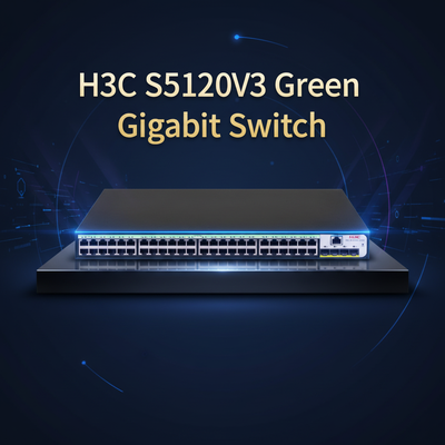 Commutateur Ethernet Gigabit Intelligent vert H3C S5120V3-SI S5120V3-52P-PWR-LI
