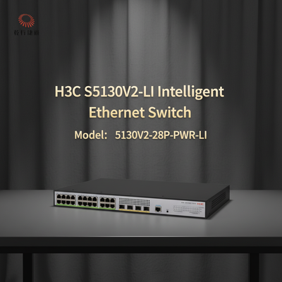S5130V2-28P-PWR-LI H3C S5130V2-LI Commutateur Ethernet Gigabit intelligent vert