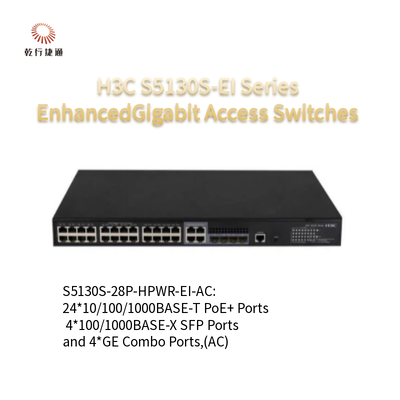 Le commutateur H3C S5130V2-LI vert intelligent Gigabit Ethernet
