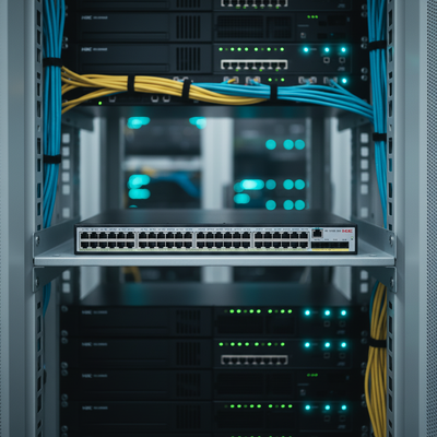 Le commutateur H3C S5130V2-LI S5130V2-52P-LI est un commutateur Ethernet Gigabit intelligent vert