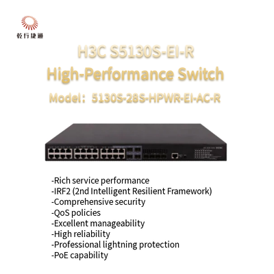 H3C S5130S-EI-R 5130S-28S-HPWR-EI-AC-R Commutateur Ethernet Gigabit haute performance de nouvelle génération