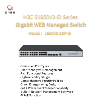 H3C S1850V3-EI série 1850V3-28P-EI Gigabit WEB Commutateur géré