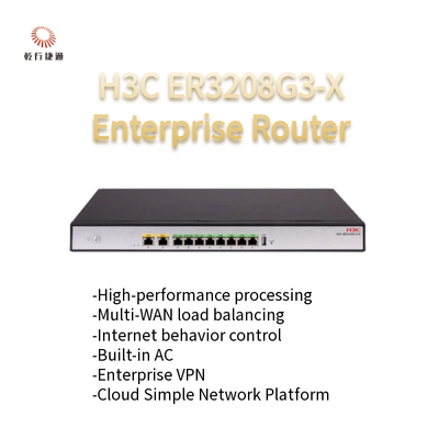 H3C ER3208G3-X routeur d'entreprise haute performance de nouvelle génération
