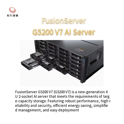 FusionServer G5200 V7 4U serveur IA1 ou 2 x 4ème/5ème génération processeurs Intel Xeon évolutifs