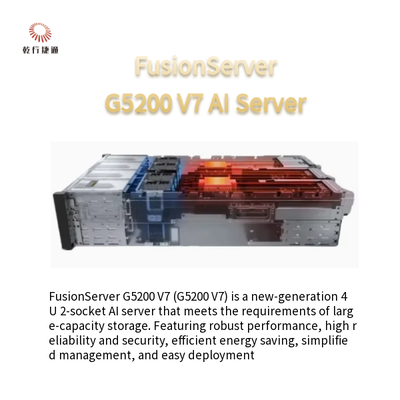 FusionServer G5200 V7 4U serveur IA1 ou 2 x 4ème/5ème génération processeurs Intel Xeon évolutifs