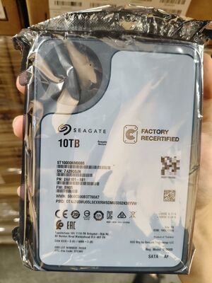 Seagate Exos Enterprise Hard Drives EXOS 10TB Modela No: ST10000NM0086