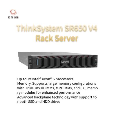 Serveur de rack personnalisé en gros Lenovos SR650 V4 2U
