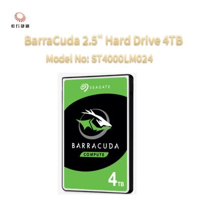 Seagate BarraCuda 2,5 pouces Disque dur 4TB Modèle n°: ST4000LM024